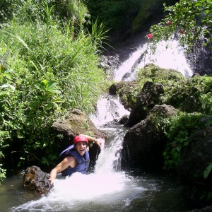 Me in a waterfall